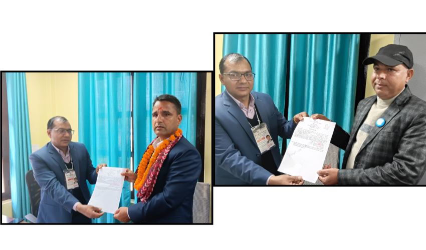  कैलाली-४ मा रास्वपाका दुई जनाले गराए उम्मेदवारी दर्ता 