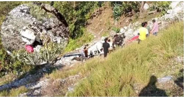 दार्चुलामा जिप दुर्घटना हुँदा दुई जनाको मृत्यु, चार घाइते